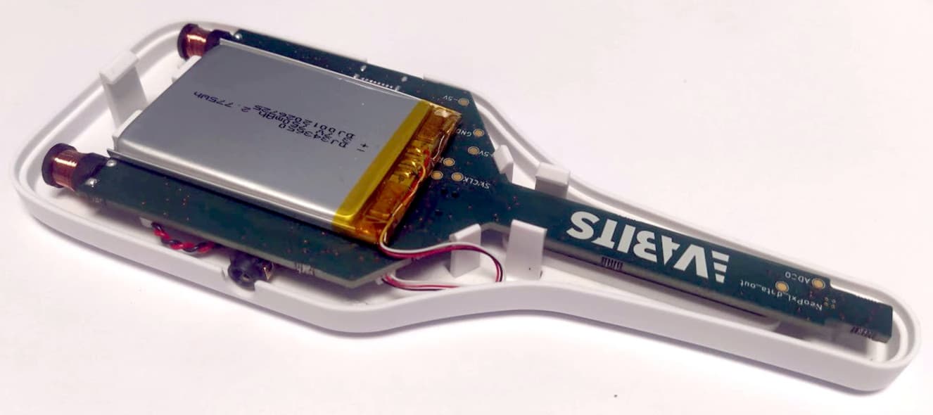 Electronics seated before closing the bottom shell